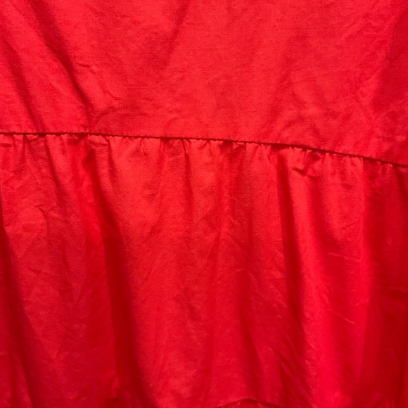 Womens casual red dress, cap sleeves, spring summer, size small NWOT - Picture 6 of 9